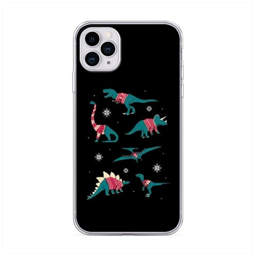 фото Силиконовый чехол "шарики с конфетти" на apple iphone 11 pro / айфон 11 про case place