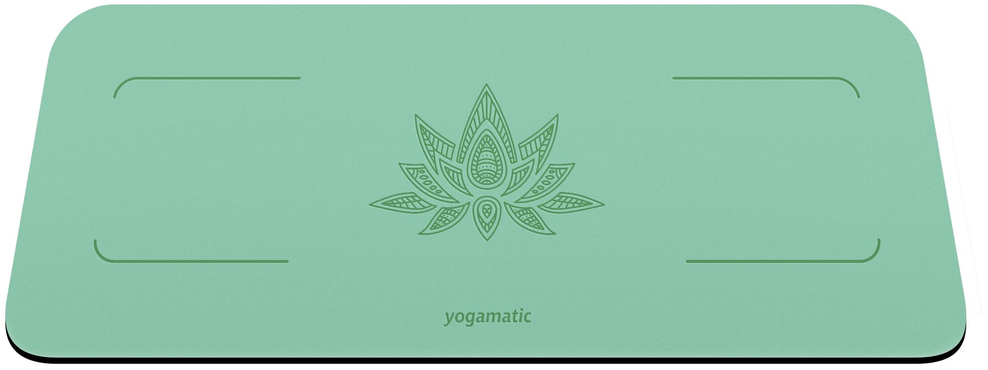Мини коврик для йоги Art Yogamatic Yoga Pad Mint, 65х25х0.55 см, светло-зеленый, защита коленей