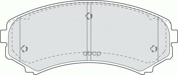 Колодки Торм. пер./Дат. Mazda Mpv I 3.0 V6 03/95-09/99. Mitsubishi Grandis 2.0/2.4/Di-D 04/04->/Pajero Ii 2.5 Td 12/90-04/00/ I.