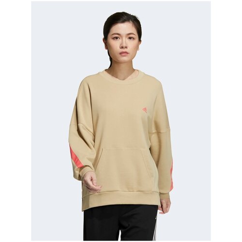 фото Толстовка жен. hc2537/adidas/w word swt cre savann/размер s