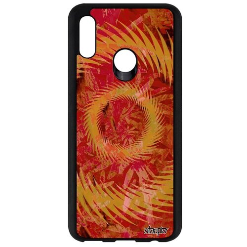 фото Ударопрочный чехол для телефона // huawei p smart 2019 // "мандала спираль" кольцо стиль, utaupia, красный