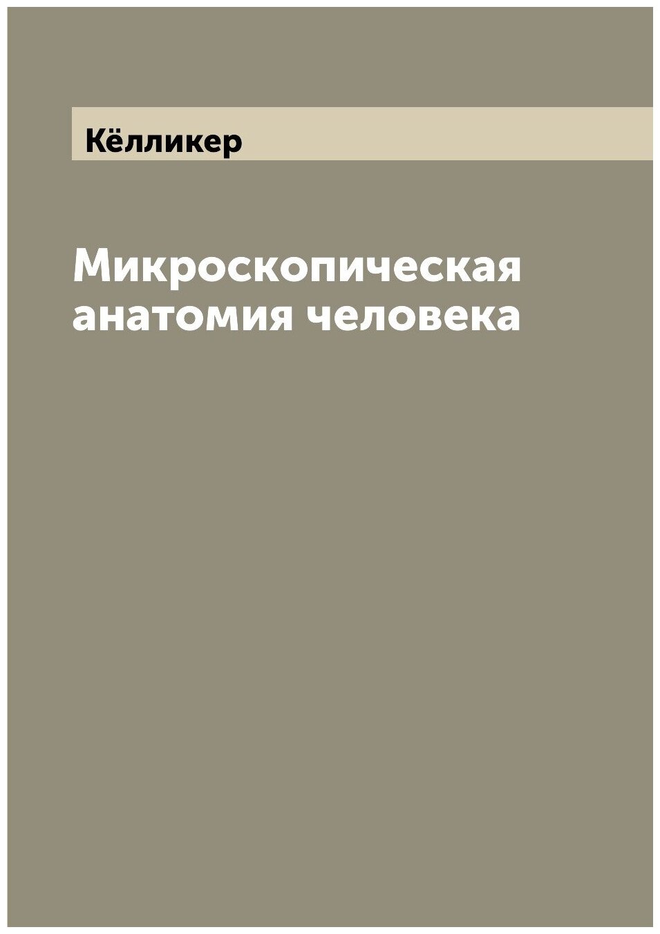 Книга Микроскопическая анатомия человека - фото №1