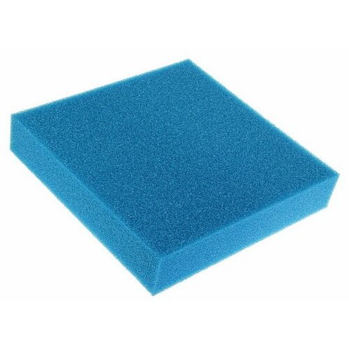 Губка прямоугольная, крупнопористая, лист 50 x 50 x 10 см, синий