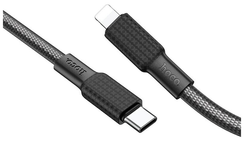 Кабель Type-C - Lightning «X69 Jaeger» PD для зарядки и синхронизации данных 1m — фото 1