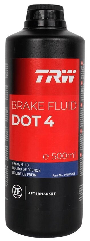 Жидкость тормозная TRW 0.5 л DOT-4 PFB450