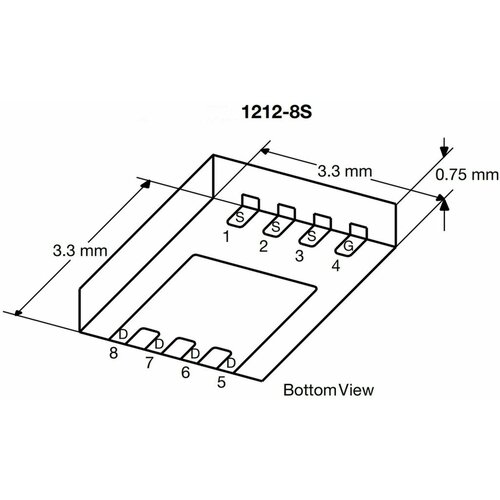 SI7655DN P-Channel MOSFET 20V 31A