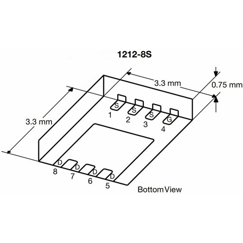 микросхема pe642dt n channel mosfet 30v 31a pdfn3x3s SI7655DN P-Channel MOSFET 20V 31A