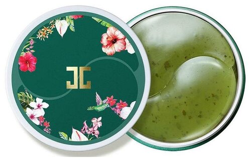Гидрогелевые патчи с лепестками зелёного чая JAYJUN Green Tea Eye Gel Patch