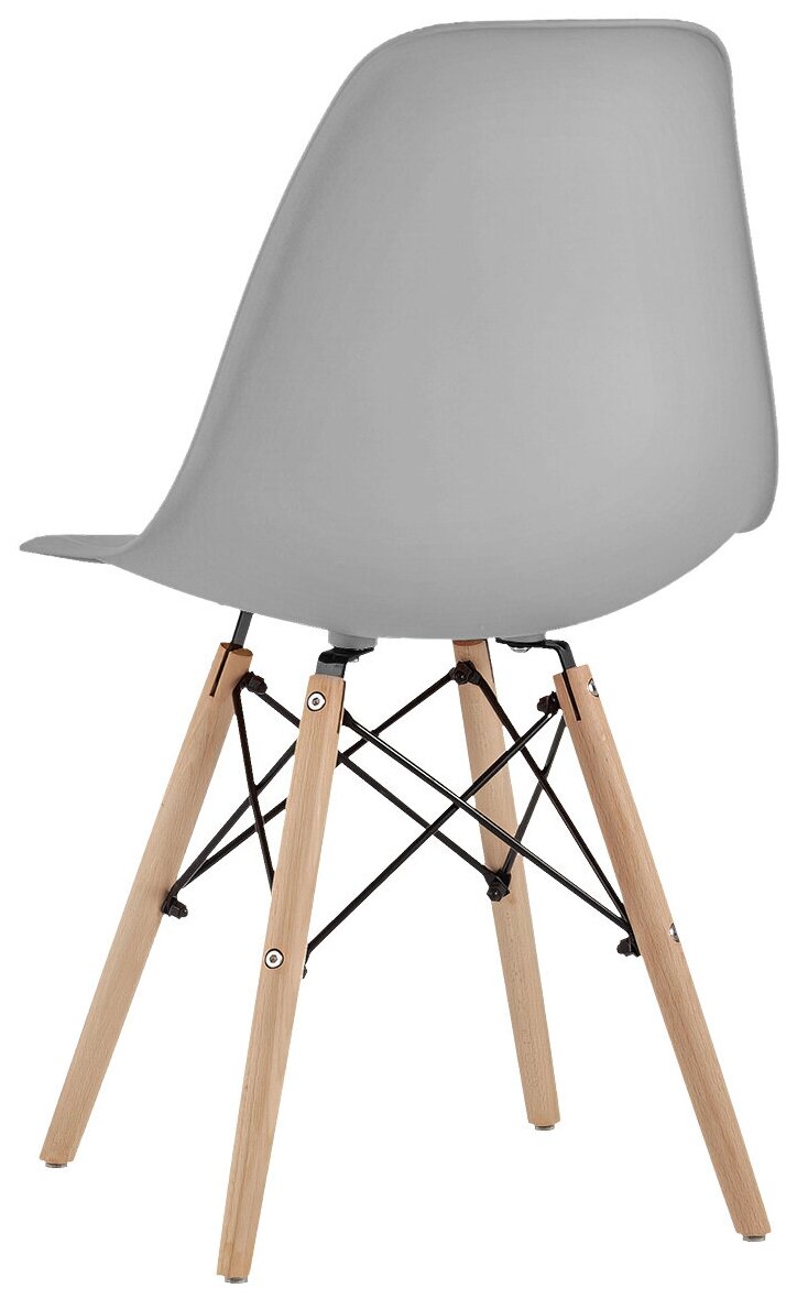 Кухонные стулья Ergozen Eames DSW Pro 4 шт комплект, серый - фотография № 10
