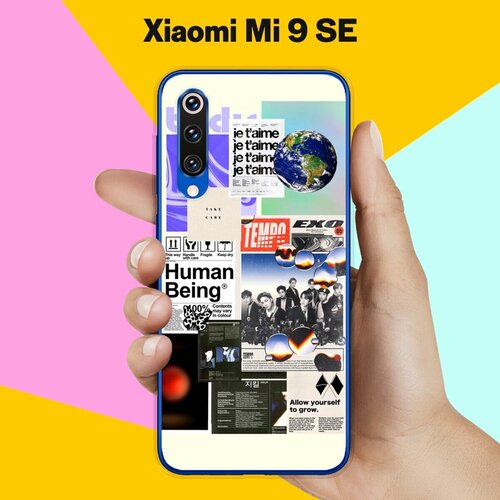 Силиконовый чехол на Xiaomi Mi 9 SE Pack 3 / для Сяоми Ми 9 СЕ силиконовый чехол на xiaomi mi 9 se цветы 10 для сяоми ми 9 се