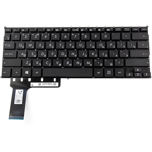 Клавиатура для Asus TP201SA Черная p/n: 0KNL0-1122RU00, 90NL0052-R32RU0, 9Z. N8KSQ. J0R клавиатура для ноутбука asus e202 e202m e202ma e202s e202sa tp201sa черная без рамки