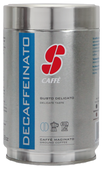 PF0571 Кофе "Essse Caffe", Decaffeinato-Tin / Без кофеина, молотый, мет.банка, 250г - фотография № 1
