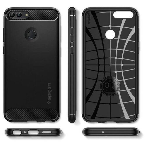 Прочный чехол SPIGEN для Huawei P SMART - Rugged Armor - Черный - L24CS23183