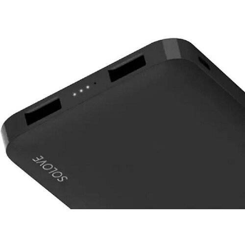 Внешний аккумулятор 20000 mAh, Xiaomi SOLOVE, черный, 003M Black RUS внешний аккумулятор power bank xiaomi solove 001m 10000мaч бежевый [001m beige rus]