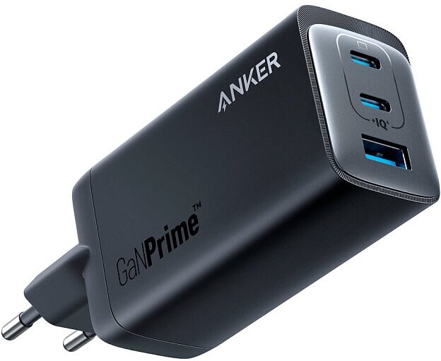 Зарядное устройство Anker PowerPort 737 GaN III 3-Port 120W A2148311-BK