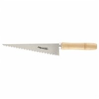 Ножовка по гипсокартону Sparta 180 мм, деревянная рукоятка 233905