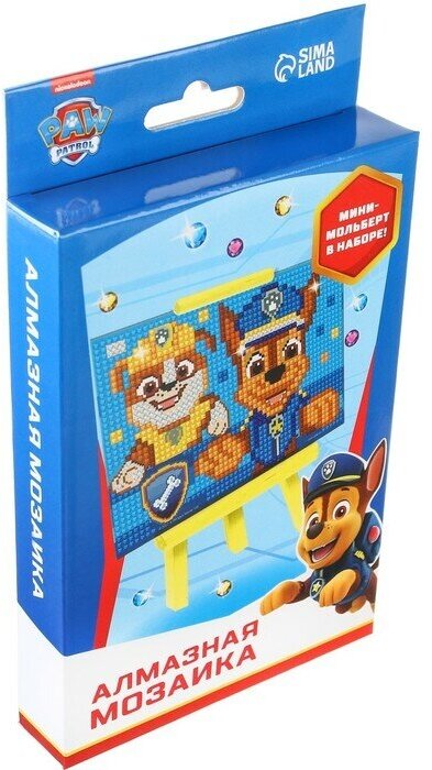 Алмазная мозаика для детей Paw Patrol 