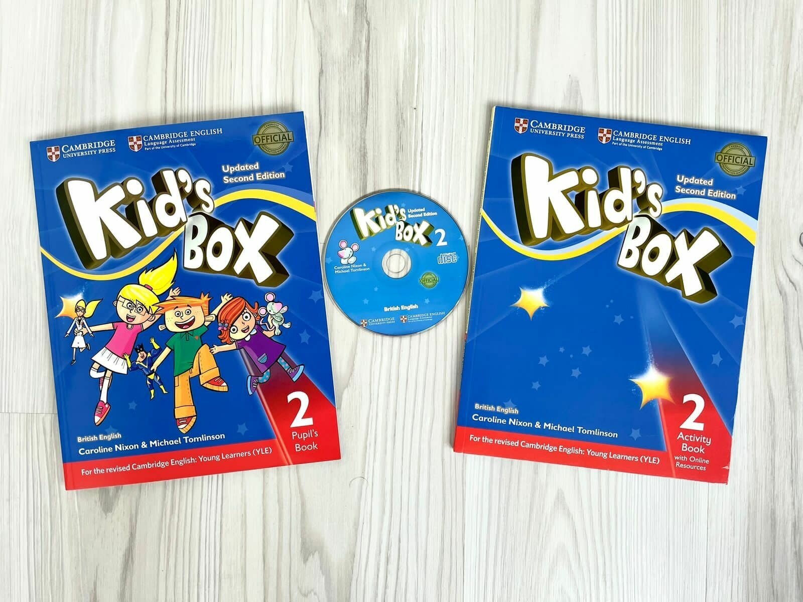 Комплект Kids Box Level 2. Pupils Book+ Activity Book + CD