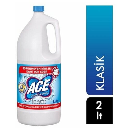 Отбеливатель для белого белья Ace Klassik жидкий 2 л