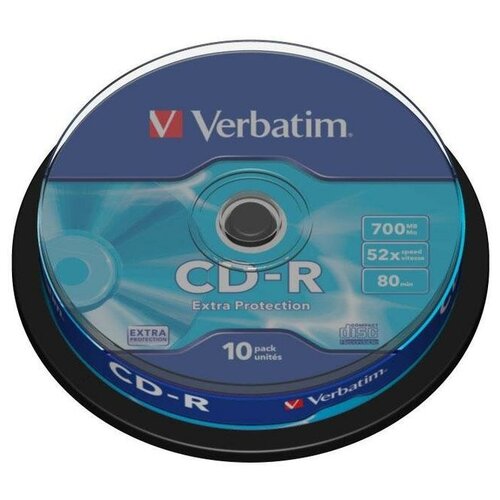  CD-R Verbatim Extra Protection 700 Mb 52x (10    Cake Box) 1 