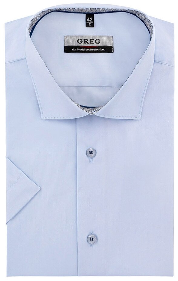Рубашка мужская короткий рукав GREG 210/109/CL/Z/2p_GB 