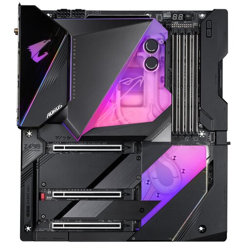 Материнская плата GIGABYTE Z490 AORUS XTREME WATERFORCE (rev. 1.x) Retail z690 aorus xtreme материнская плата gigabyte z690 aorus xtreme