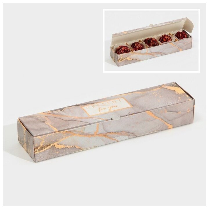 Коробка для конфет «Камень», 5 × 21 × 3.3 см (5шт.)