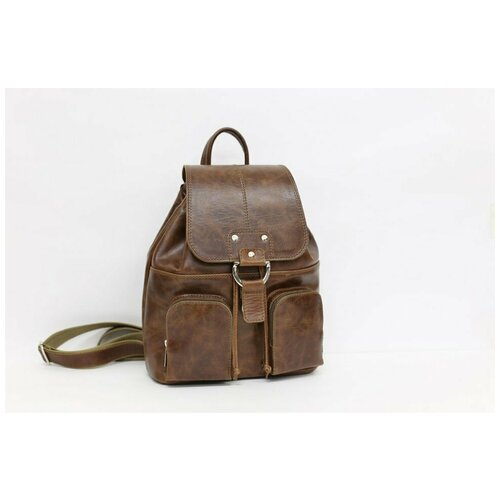 фото Кожаный рюкзак rhino 16-04 коричневый винтаж