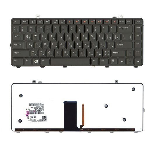 Клавиатура для ноутбука Dell 9JN0H82M0R черная c подсветкой 359000₽