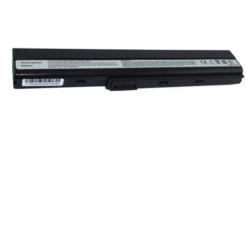 Аккумулятор A32-K52 для ноутбука Asus A52 / F85 / K42 / K52 / N82 / P42 / P52 / P82 (A42-K52, A42-N82) 5200 мА·ч