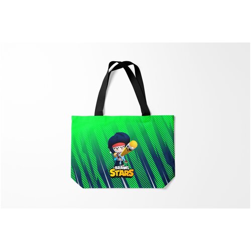 фото Сумка-шоппер / 46х35 см / геймерам / brawl stars мстительница биби bibilante burnettie