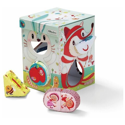 Сортер с мягкими фигурками и интерактивными играми Lilliputiens