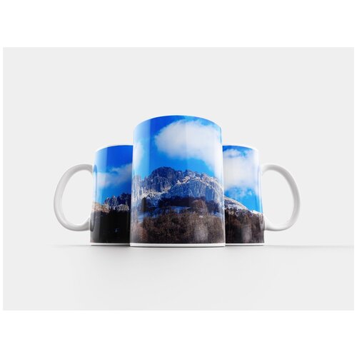 фото Кружка "горы, кульминацией, зима" 320 мл lotsprints