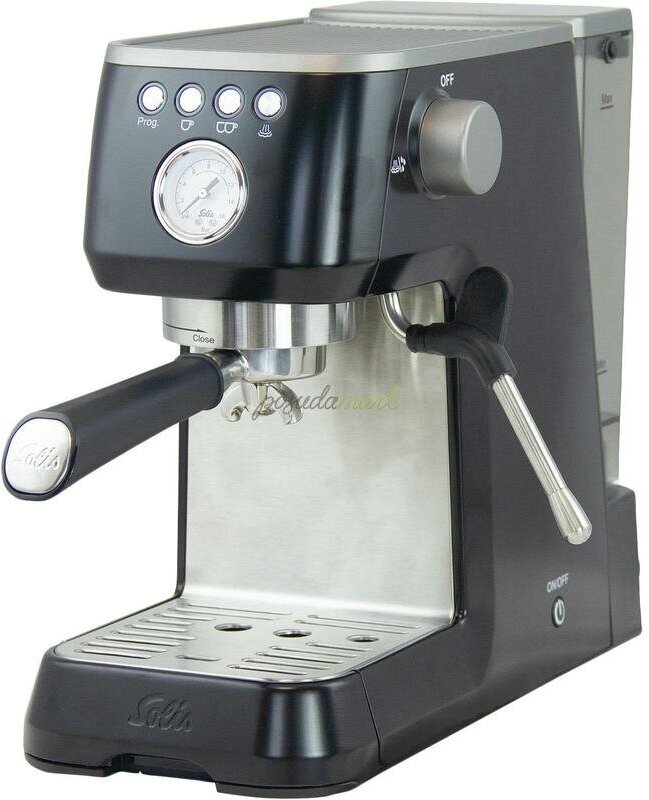 Кофеварка рожковая Solis Coffe Maker 1170 черная - фотография № 1