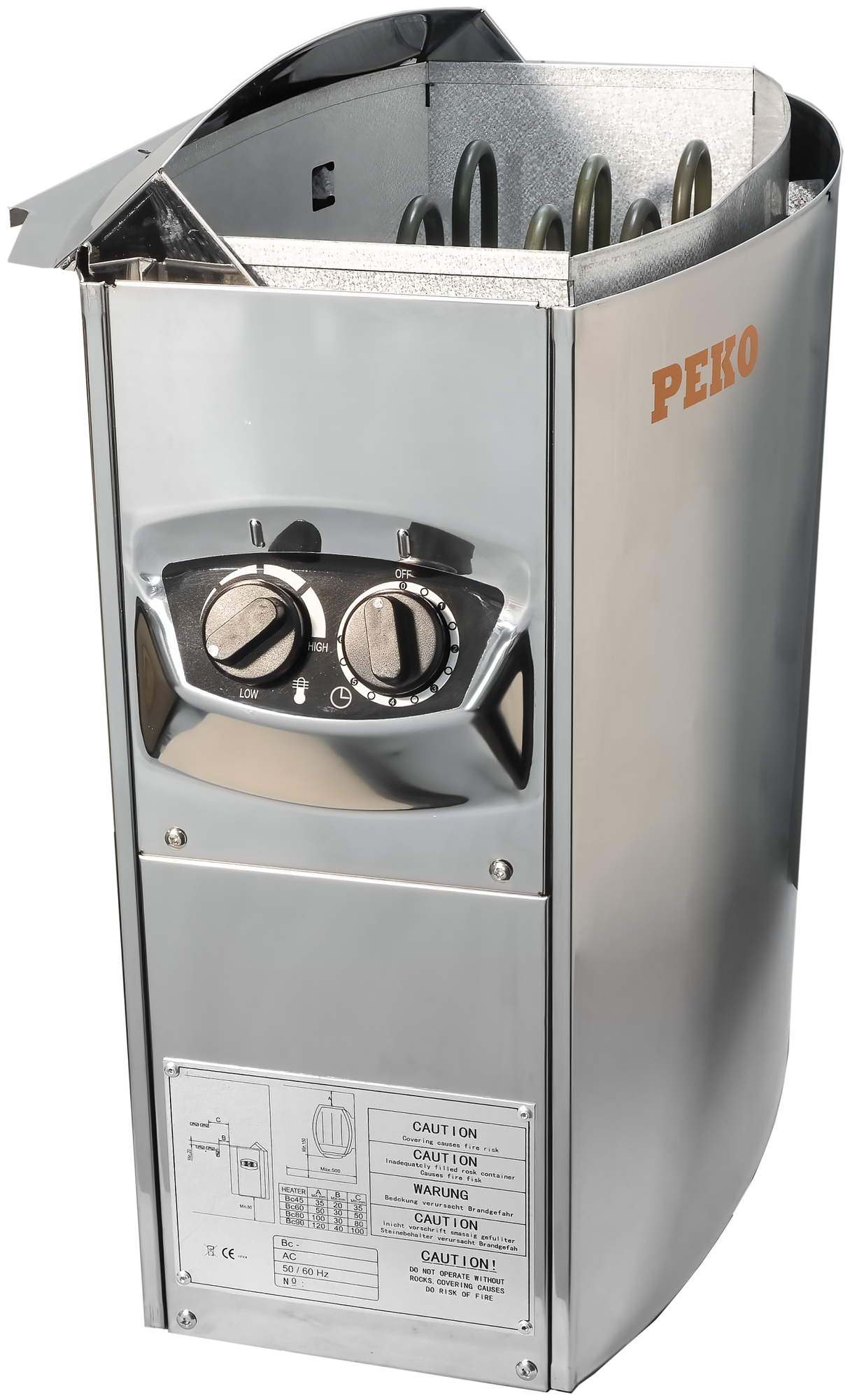 Печь для бани ( Электрокаменка ) PEKO - 4.5 кВт - фотография № 2