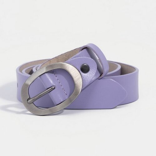 фото Ремень сима-ленд, размер 110, сиреневый сима-лэнд