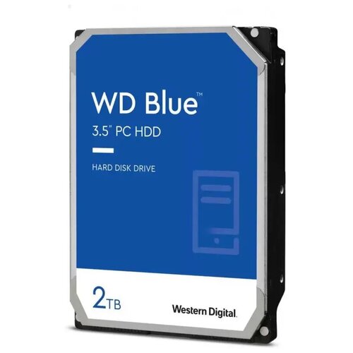 Жесткий диск WD Original SATA-III 2Tb WD20EZBX Blue (7200rpm) 256Mb 3.5