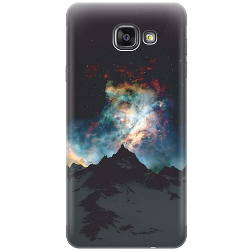 фото Силиконовый чехол на samsung galaxy a7 (2016) / самсунг а7 2016 с принтом "горы и звезды" gosso