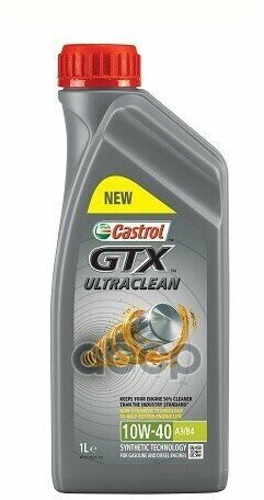 Castrol Моторное Масло Castrol Gtx Ultraclean 10W-40 A3/B4 1Л 15A4de