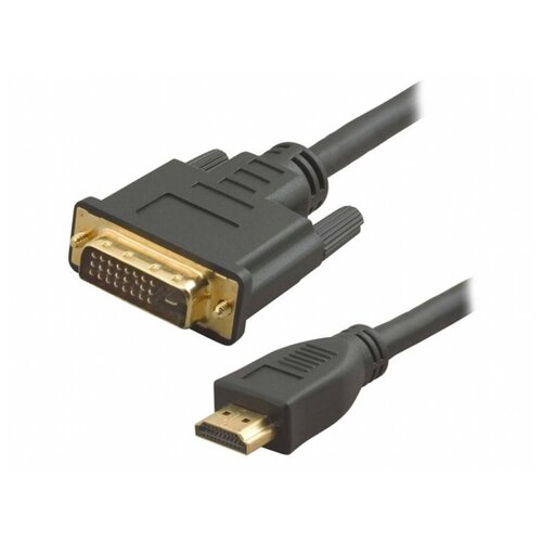Gembird Кабель DVI - HDMI 4,5м Gembird CC-HDMI-DVI-15 кабель dvi dvi 3м gembird cc dvi bk 10