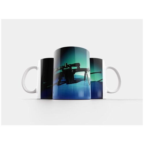 фото Кружка "натюрморт, руки, блокирующий пистолет" 320 мл lotsprints