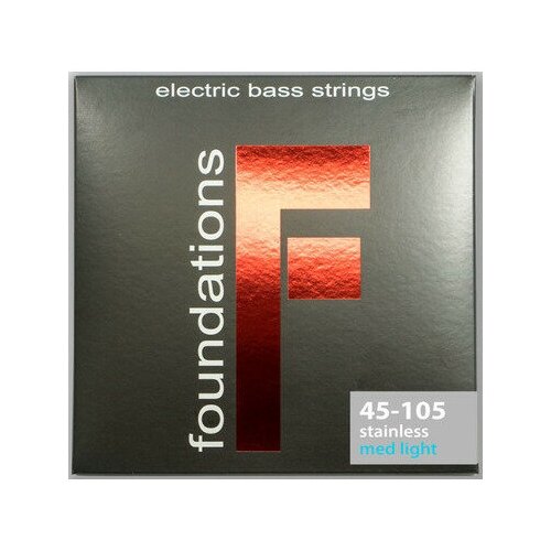 струны для 5 струнной бас гитары 53 140 magma strings be505nb комплект из 5 струн стальные Струны для бас-гитары SIT Strings FS45105L Foundations Stainless Steel Medium-Light 45-105