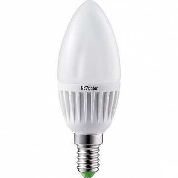 Лампа светодиодная Navigator 94491, E14, C37, 7 Вт, 2700 К - фотография № 6
