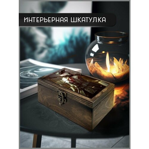 Шкатулка интерьерная для украшений универсальная 16x10x6 см Игры Bloodborne - 18