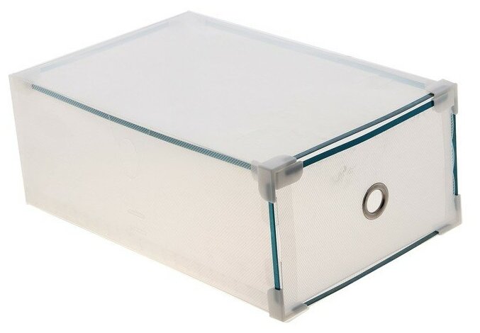 Короб для хранения выдвижной «Моно» 34×22×13 см цвет белый
