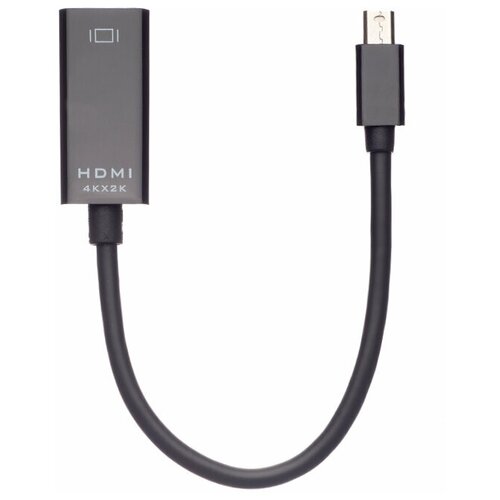 Переходник адаптер mini Display Port - HDMI, 15 см, 4К/30Гц адаптер активного стандарта dp1 4 hdmi совместимый адаптер 2 1 переходник из dp в hdmi совместимый поддержка