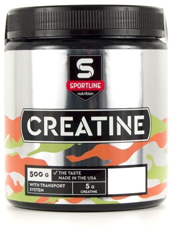 SportLine Nutrition Creatine with Transport System лимон-лайм, 500 гр.