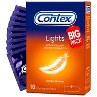 Презервативы Contex Lights, 18 шт.