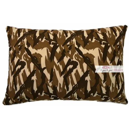 Наволочка 40х60 на молнии, рисунок Камуфляж, трикотаж 100% хлопок 145 г/м2, Купи в дом – онлайн