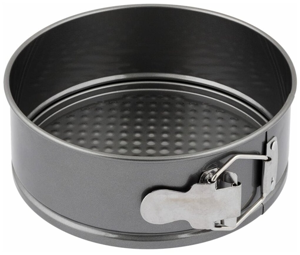 фото Металлическая форма для выпечки и десертов "S-CHIEF" FPC-0046 разъемная d 18 см серый